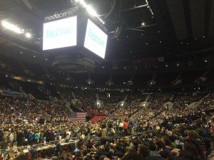 Bernie Sanders at the Moda-3-25