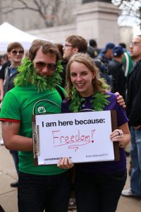 Denver 420 Rally Freedom Sign